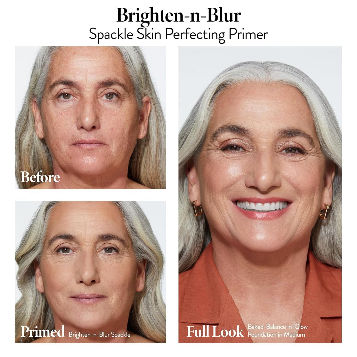 Spackle Primer by Laura Geller - Brighten & Blur for Mature Skin - Super Size 2 Fl Oz