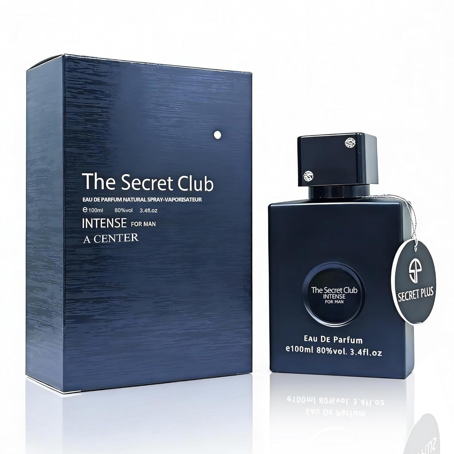 A CENTER Cologne for Men - 3.4 Fl Oz Alcohol-Free Eau de Toilette Spray | Bergamot, Amber & Vanilla Fragrance