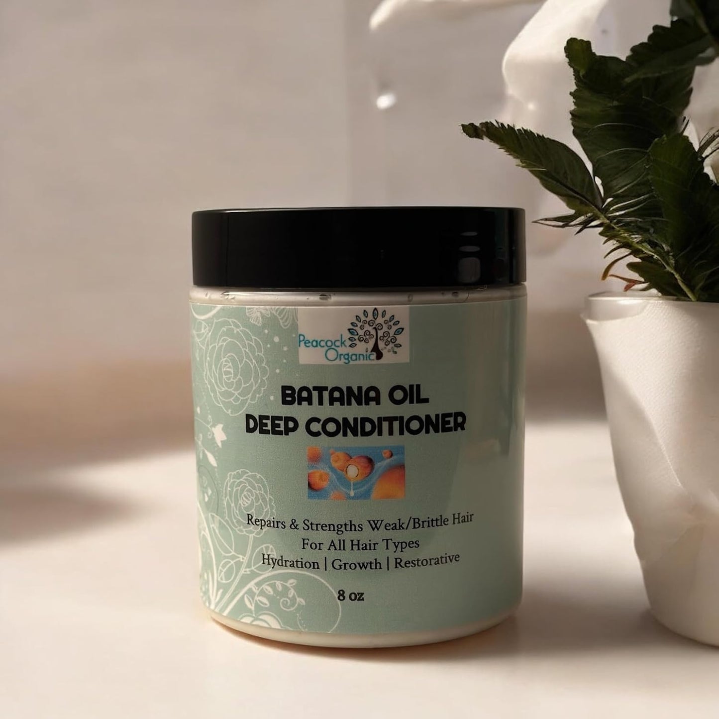 Deep Conditioning Hair Mask - Intensive Moisture Treatment for Dry, Damaged Hair | 8 fl oz