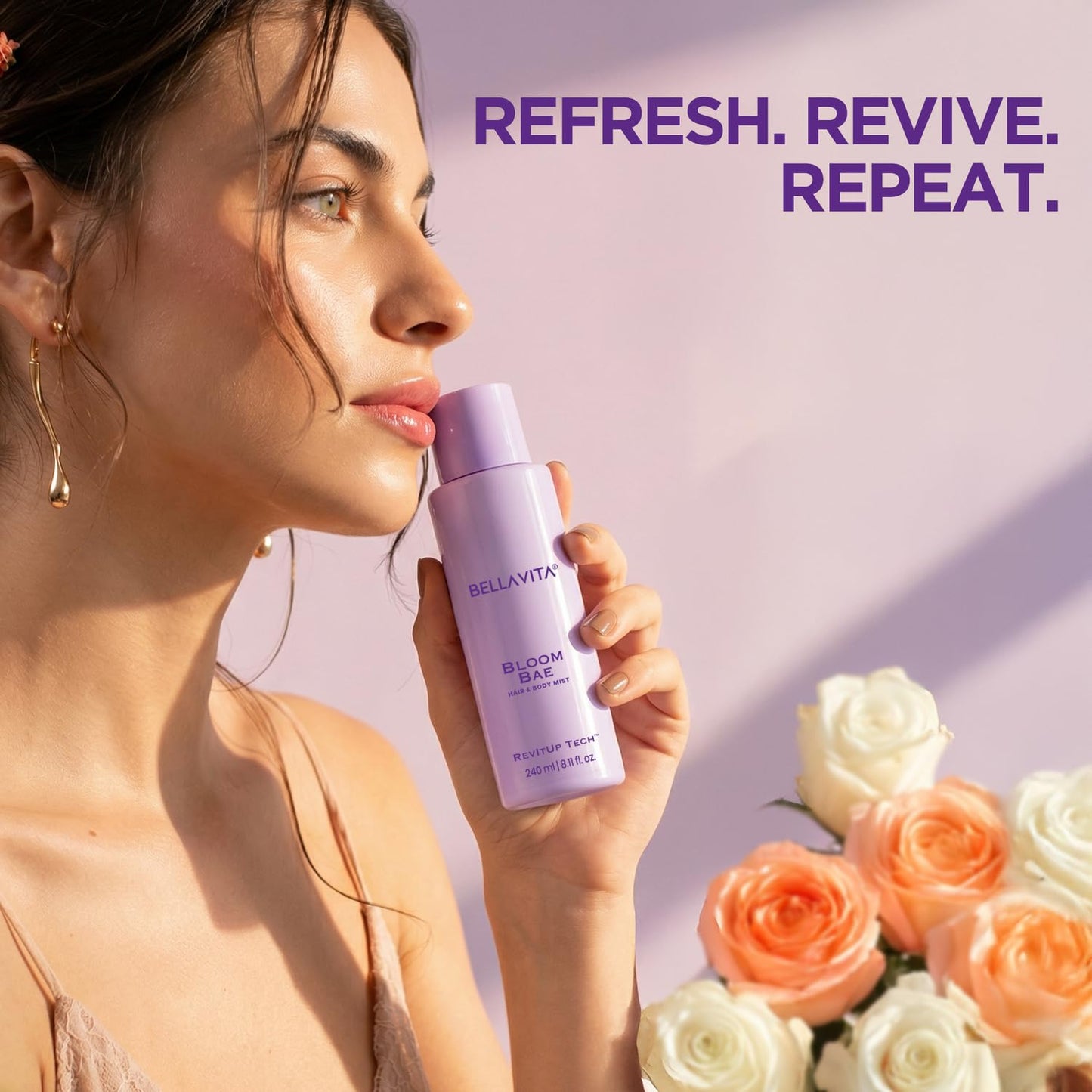 BellaVita Luxury Bloom Bae Hair & Body Mist | 240 ml | Perfume for Women