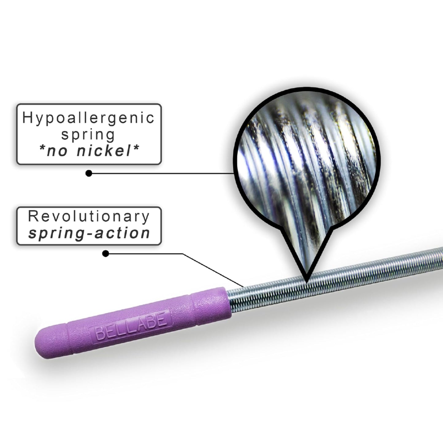 Bellabe Facial Hair Remover | Gentle Spring Tool for Women - Effective Face & Chin Hair Removal
