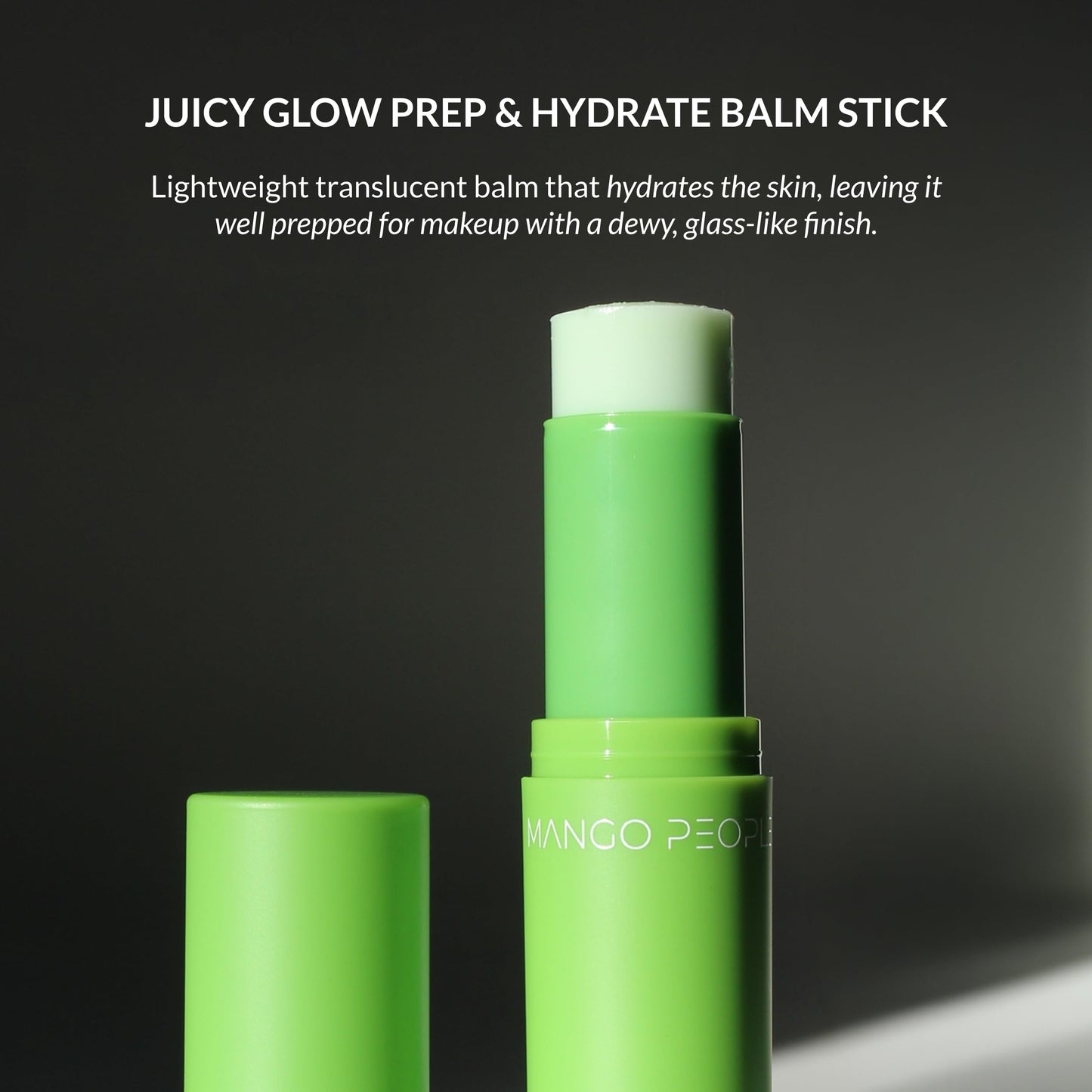 Mango People Juicy Glow Highlighter Balm & Hydrating Stick with Centella Asiatica, Celery & Cucumber Extract with Gotu Kola, 0.35 oz