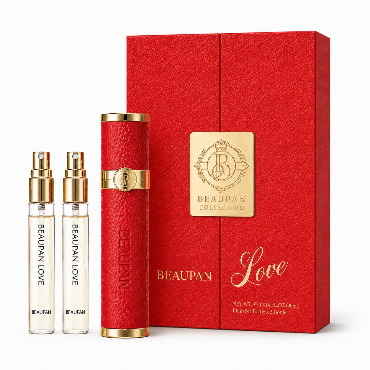 Long-Lasting Travel Size Perfume Set for Women - 3 x 0.34 fl. oz. | Vanilla, Cedar, Rose, Ylang