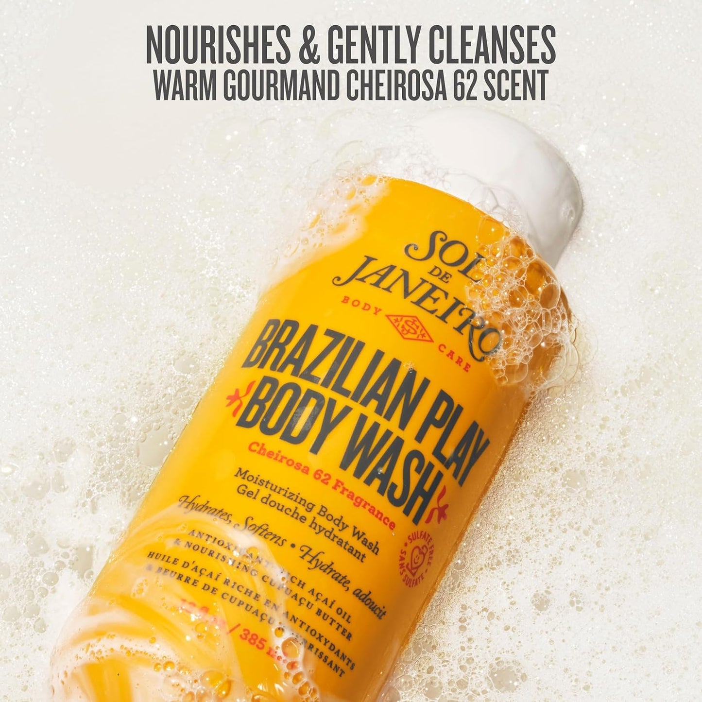 Sol de Janeiro Body Wash Discovery Set - Travel Size, 3 Fl Oz | Brazilian Play, Beija Flor, Bom Dia, Delicia Drench
