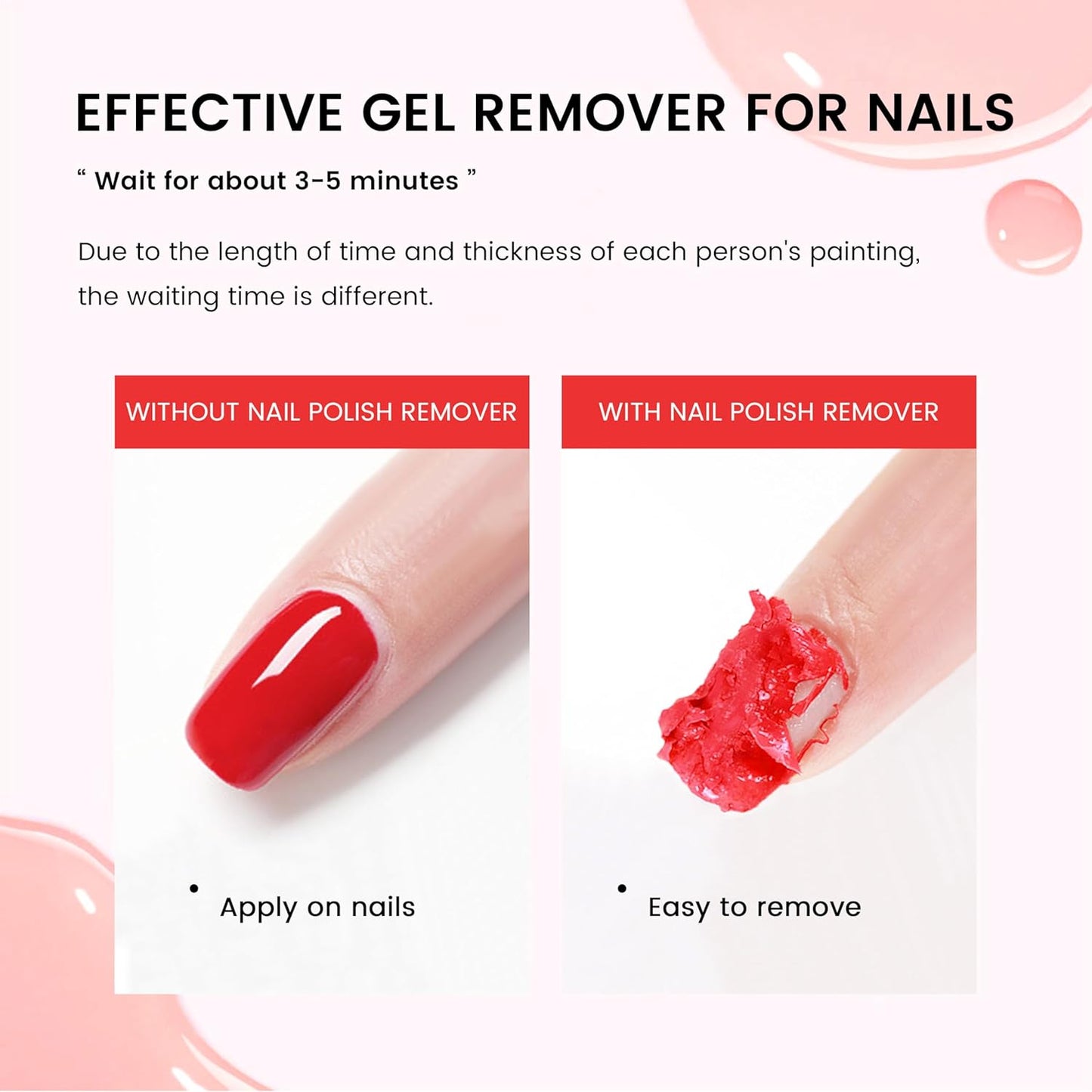 Nail Gel Polish Remover - Acetone 120ml for Acrylic, Dipping Powder & Gel Nails | Gentle & Effective Formula
