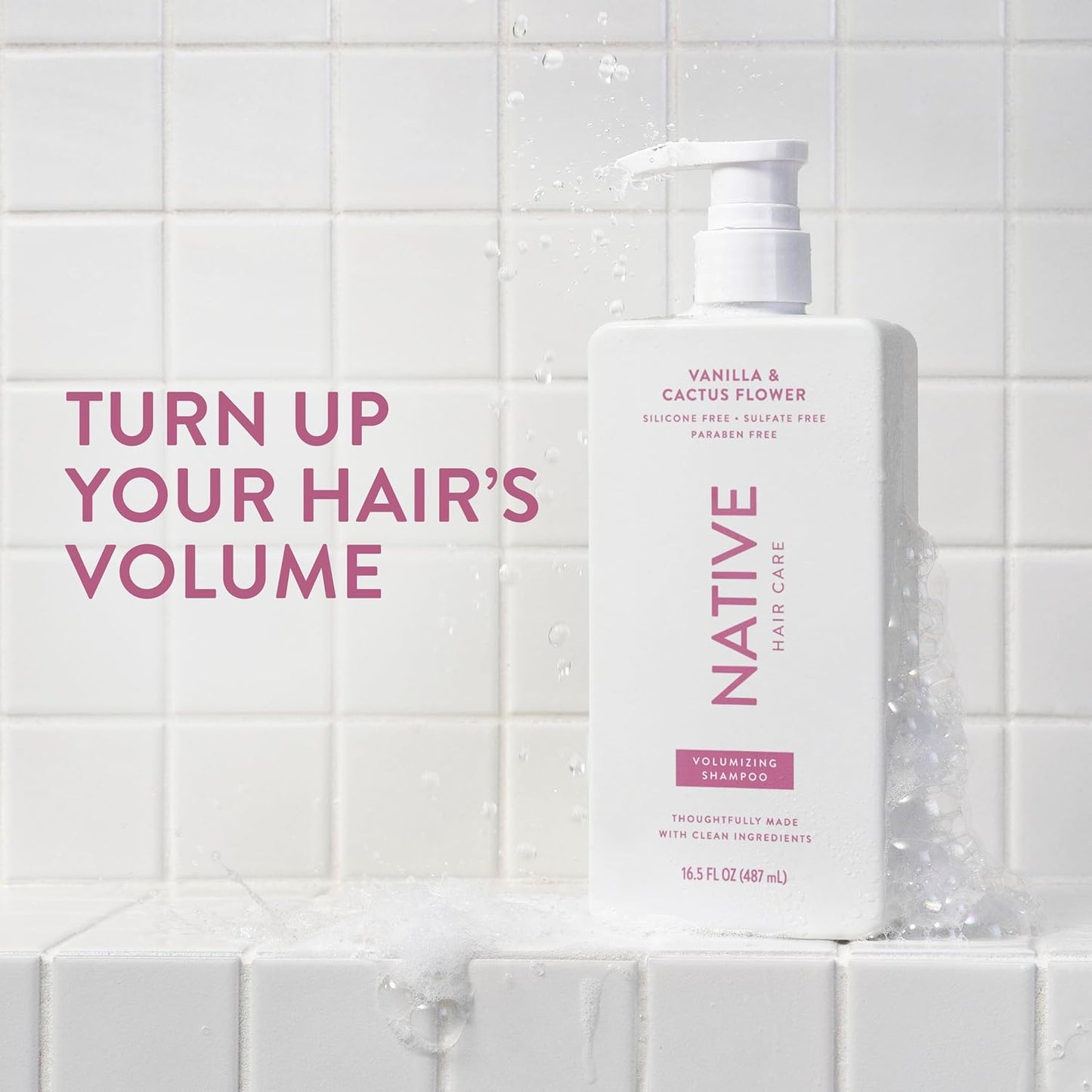 Native Vanilla & Cactus Flower Shampoo & Conditioner - Sulfate-Free, All Hair Types, 2-Pack