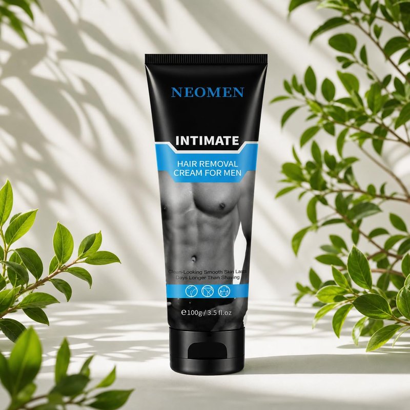 Intimate Hair Removal Cream for Men: Men's Depilatory Cream for Private Area, Body Hair Removal Cream for Sensitive Skin with Aloe & Vitamin E, 3.5 Oz