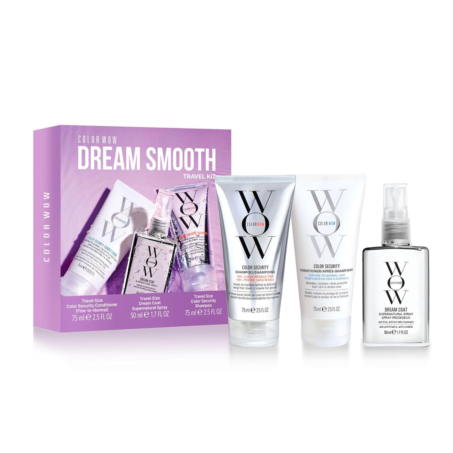 COLOR WOW Dream Coat Supernatural Spray - Frizz-Free, Shiny Hair | Award-Winning Anti-Humidity Treatment