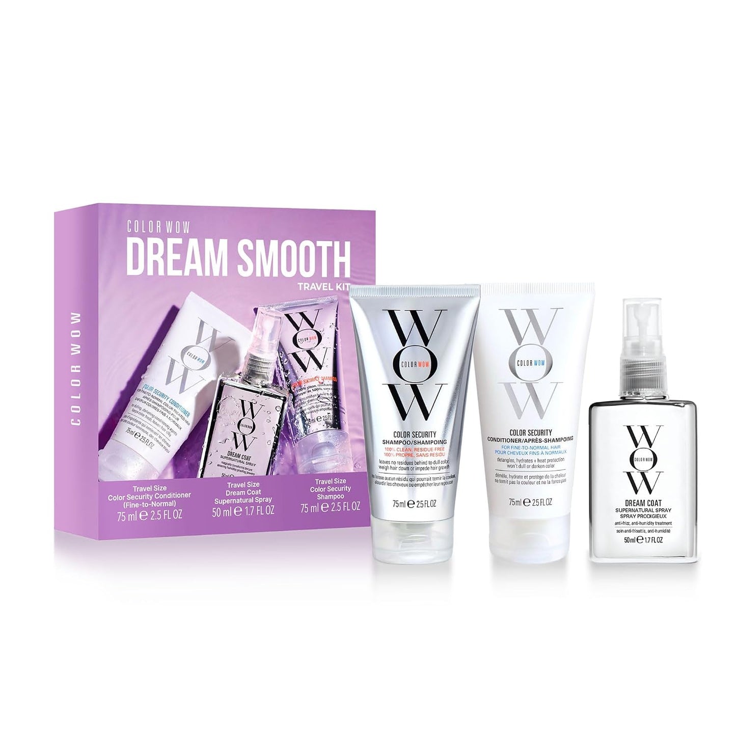 COLOR WOW Dream Coat Supernatural Spray - Anti-Humidity Treatment for Frizz-Free, Shiny Hair | 6.7 oz