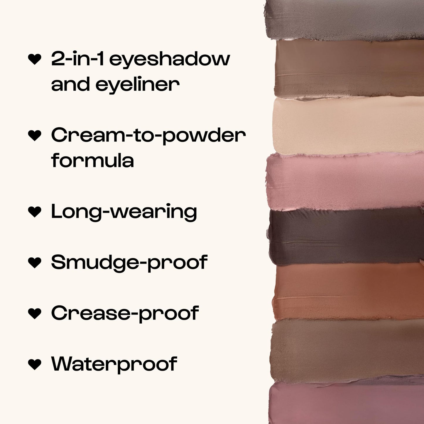ALLEYOOP 11th Hour Cream Eyeshadow and Liner Stick, Cinnamon Brown Matte