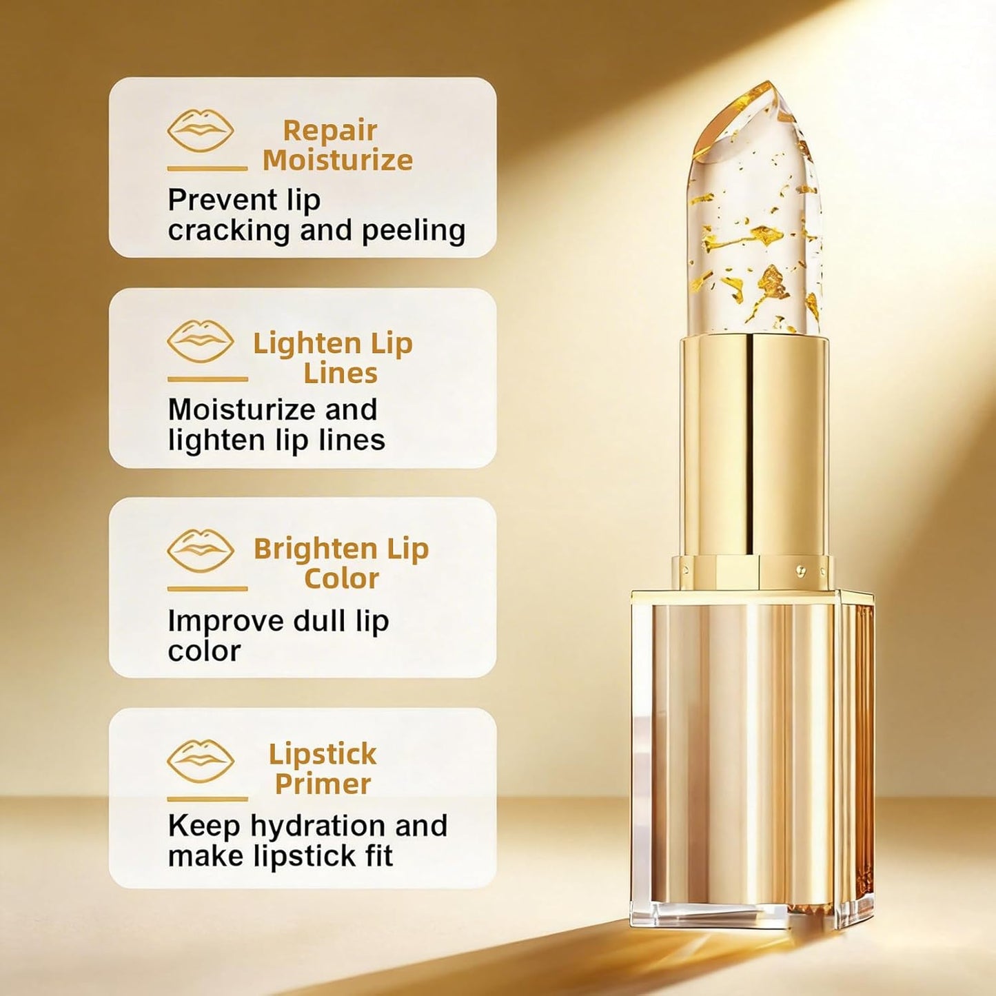 Color Changing Lipstick - PH Adjusting Moisturizing Gloss | Long-Lasting Glossy Shine for Women - Perfect Mother's Day Gift