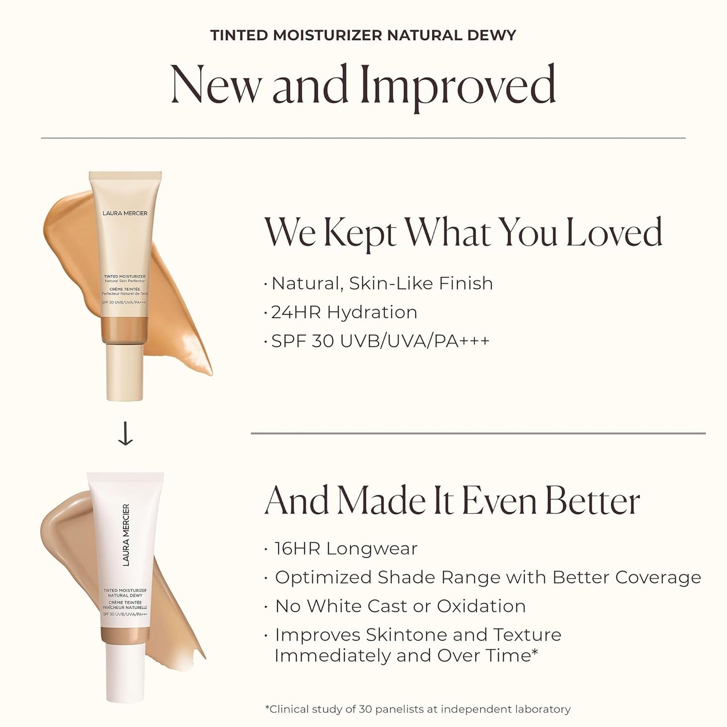 Laura Mercier Tinted Moisturizer - Natural Dewy SPF 30 | 1.5 oz for Women in 2N Maple