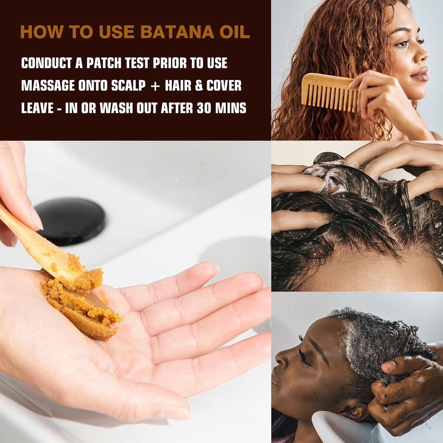 Organic Batana Oil for Hair Growth - 100% Pure, Unrefined Treatment | Strengthens & Moisturizes | 4.15 oz