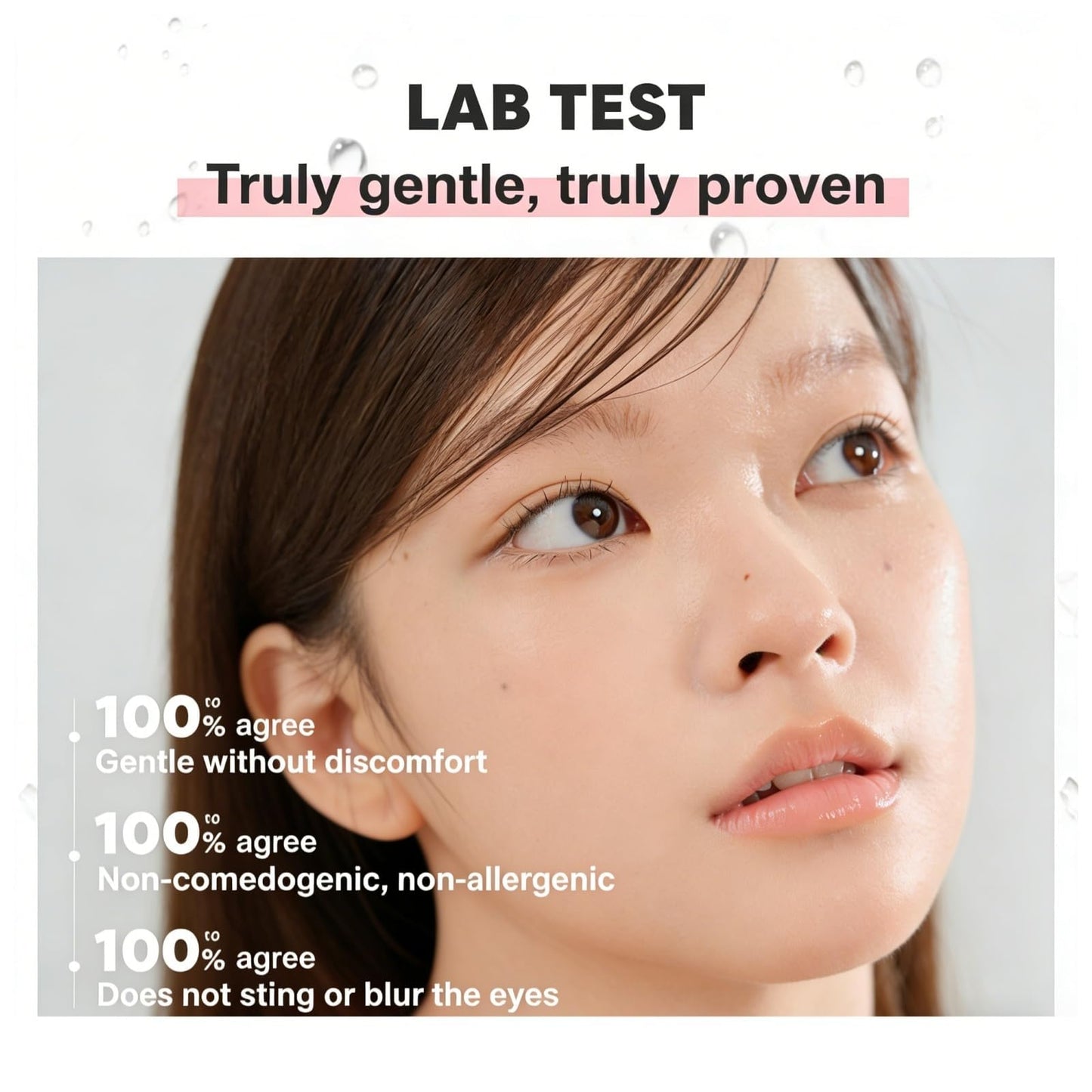 JUDYDOLL Eye & Lip Make Up Remover- Removal of Heavy Makeup,Gentle Cleanser Iron Mascara&Waterproof Makeup, Plant Formula with No Irritation, Fast, Safe&Easy, Sensitive Skin Friendly