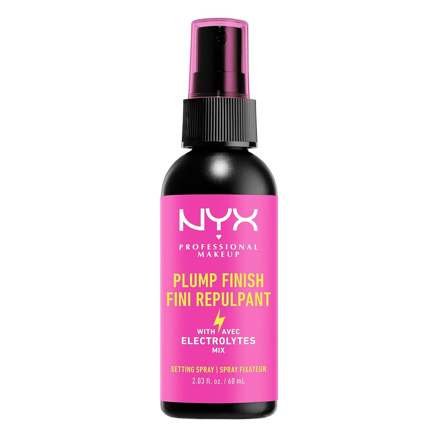 NYX Makeup Setting Spray - Long-Lasting Plump Finish Face Mist with Vitamins & Electrolytes | Vegan Formula