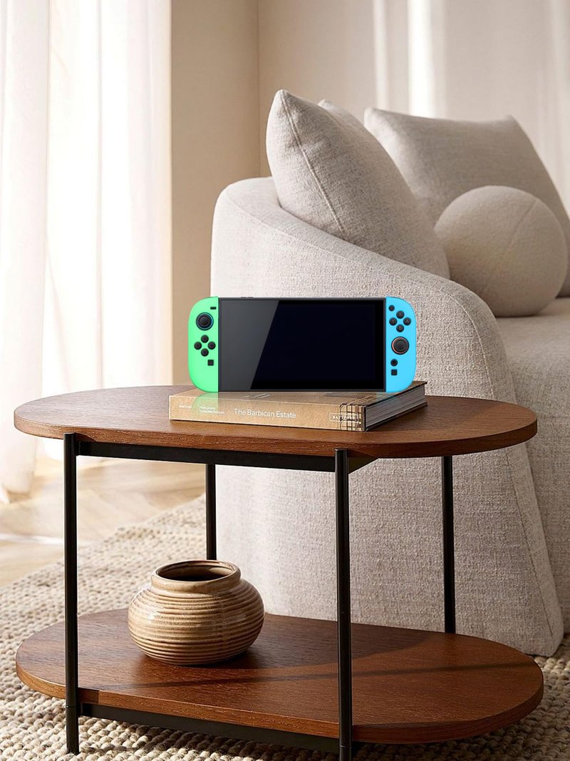 Compatible with Switch 2 Controller, Soft and Skin Friendly Silicone Anti Slip Upgrade, Split dDesign Enhances Gaming Experience,Blue+Green.