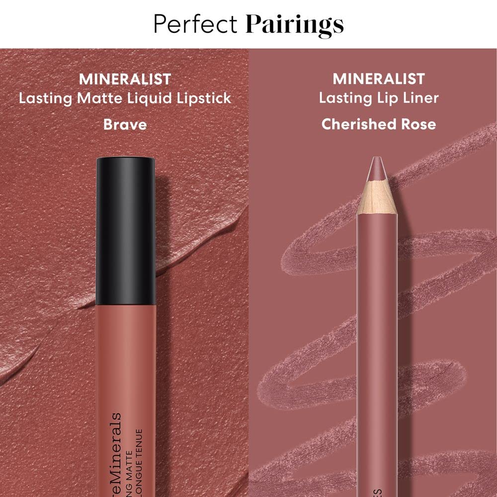 bareMinerals Mineralist Lip Liner - Creamy, Pigmented, Vegan Formula | Long-Lasting, Natural Ingredients