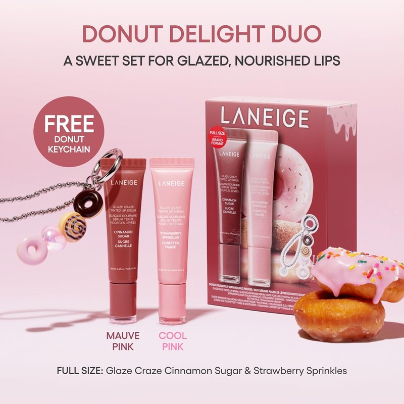 LANEIGE Glaze Craze Tinted Lip Serum - Hydrating Glossy Lip Serum with Plumping Polypeptides | Nourishing Formula