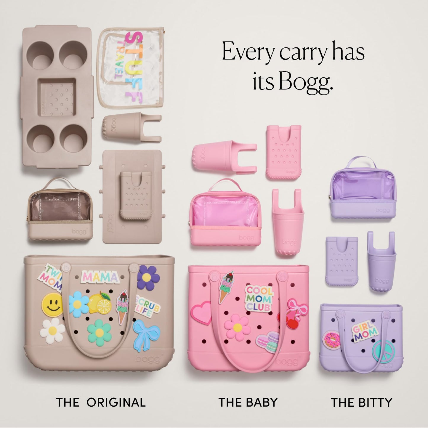 BOGG BAG Bitty Small Tote – 11” x 8.5” x 4.5” – Durable, Washable, Tip-proof – Beach, Pool, Boat, Work, Sports (Checker Out)