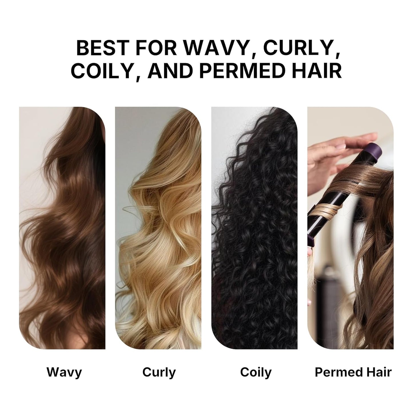 Karseell Curl Defining Cream - Leave-In Styling for Wavy, Curly & Coily Hair | Controls Frizz & Adds Shine, 100 mL