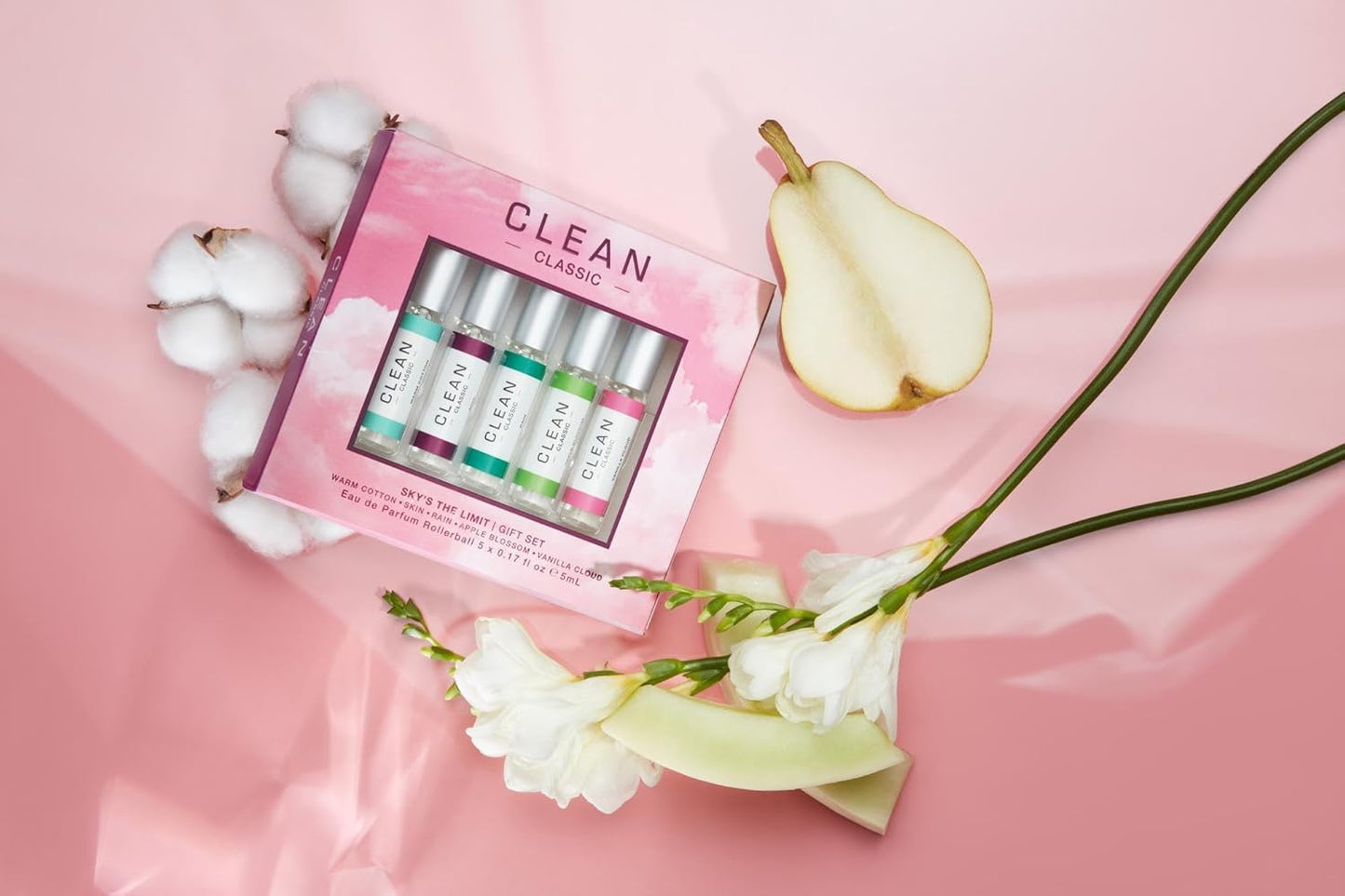 CLEAN CLASSIC Fragrance Discovery Gift Set - Travel Mini Layerable Perfume | Vegan, Long-Lasting, Phthalate-Free