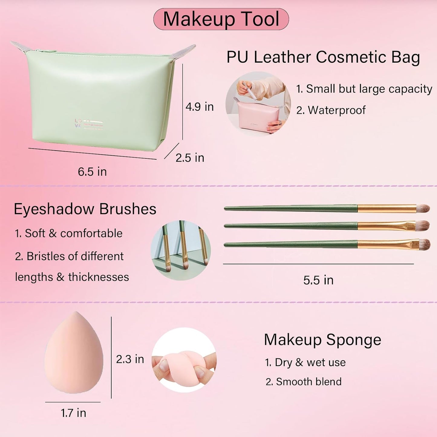 Makeup Set for Women - Complete Makeup Kit for Beginners & Pros | Travel-Friendly, Versatile Palette & Lip Gloss