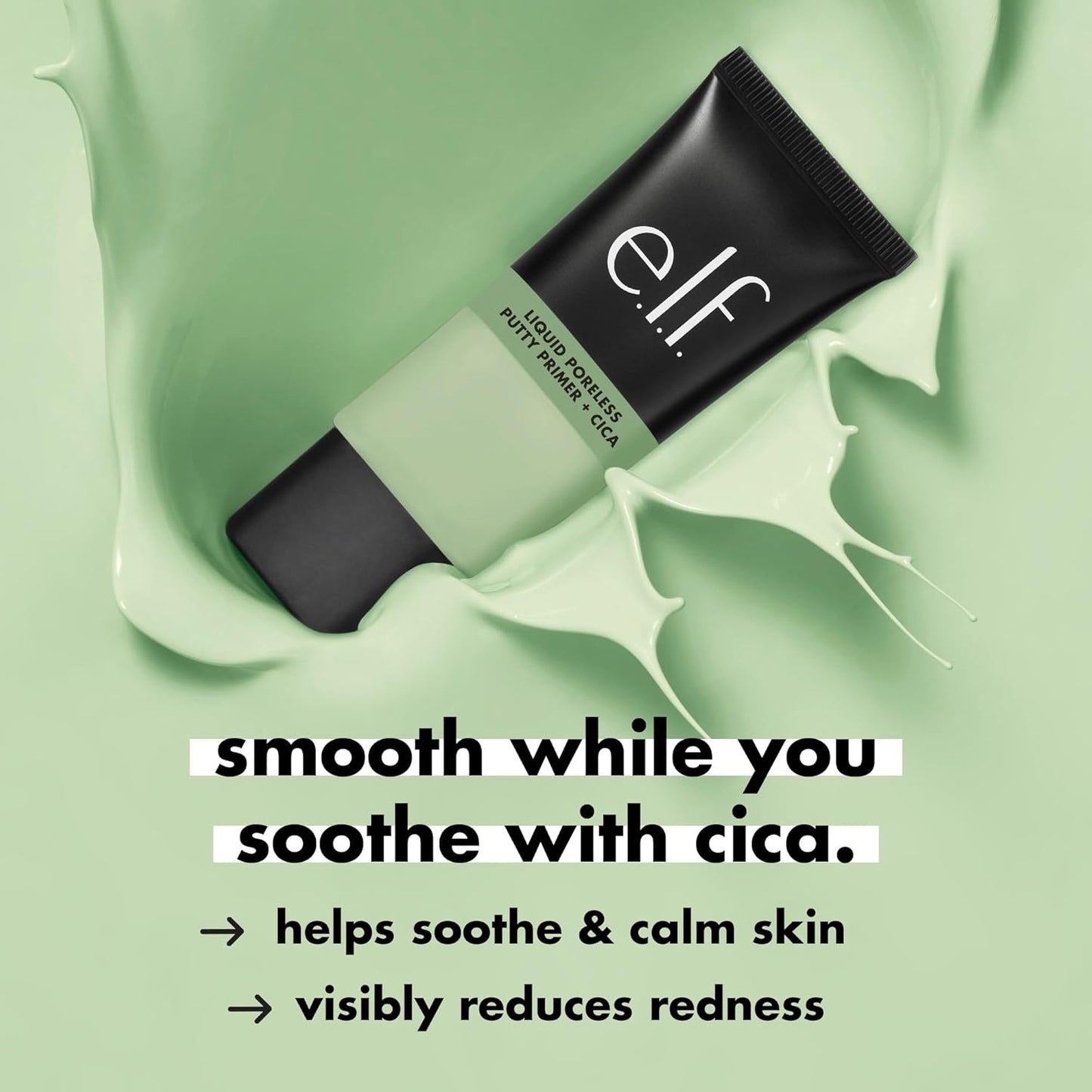 e.l.f. Liquid Poreless Putty Primer | Gripping Makeup, Redness Reduction & Soothing Cica Formula