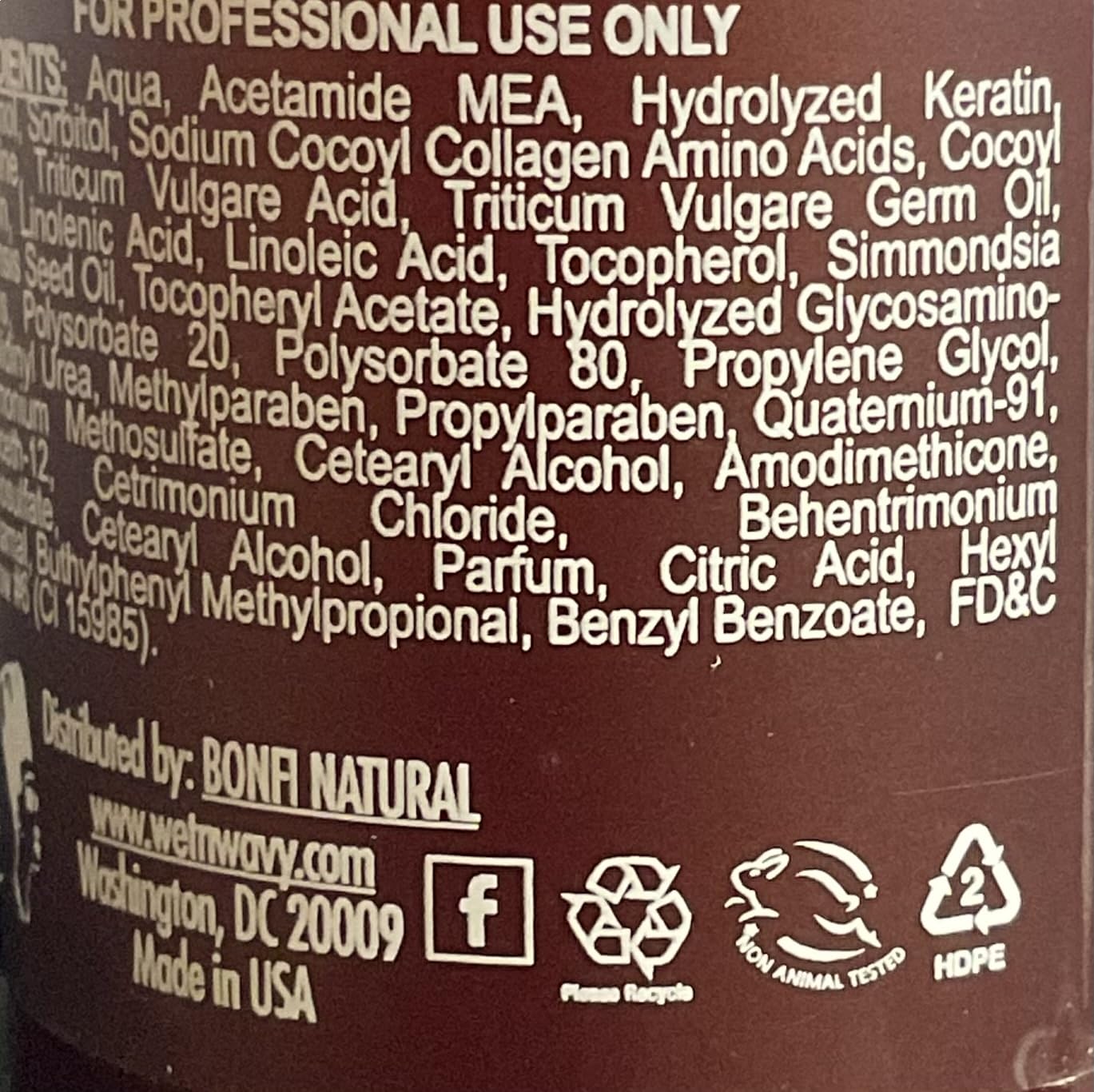 leebeauty.com Bonfi Natural Oil Free Wig Shine Detangler and Cuticle Sealer helps to lay down hair Cuticles UV Protector and Keratin For Dull/Dry human and synthetic hair (237 mL/ 8 Fl oz)