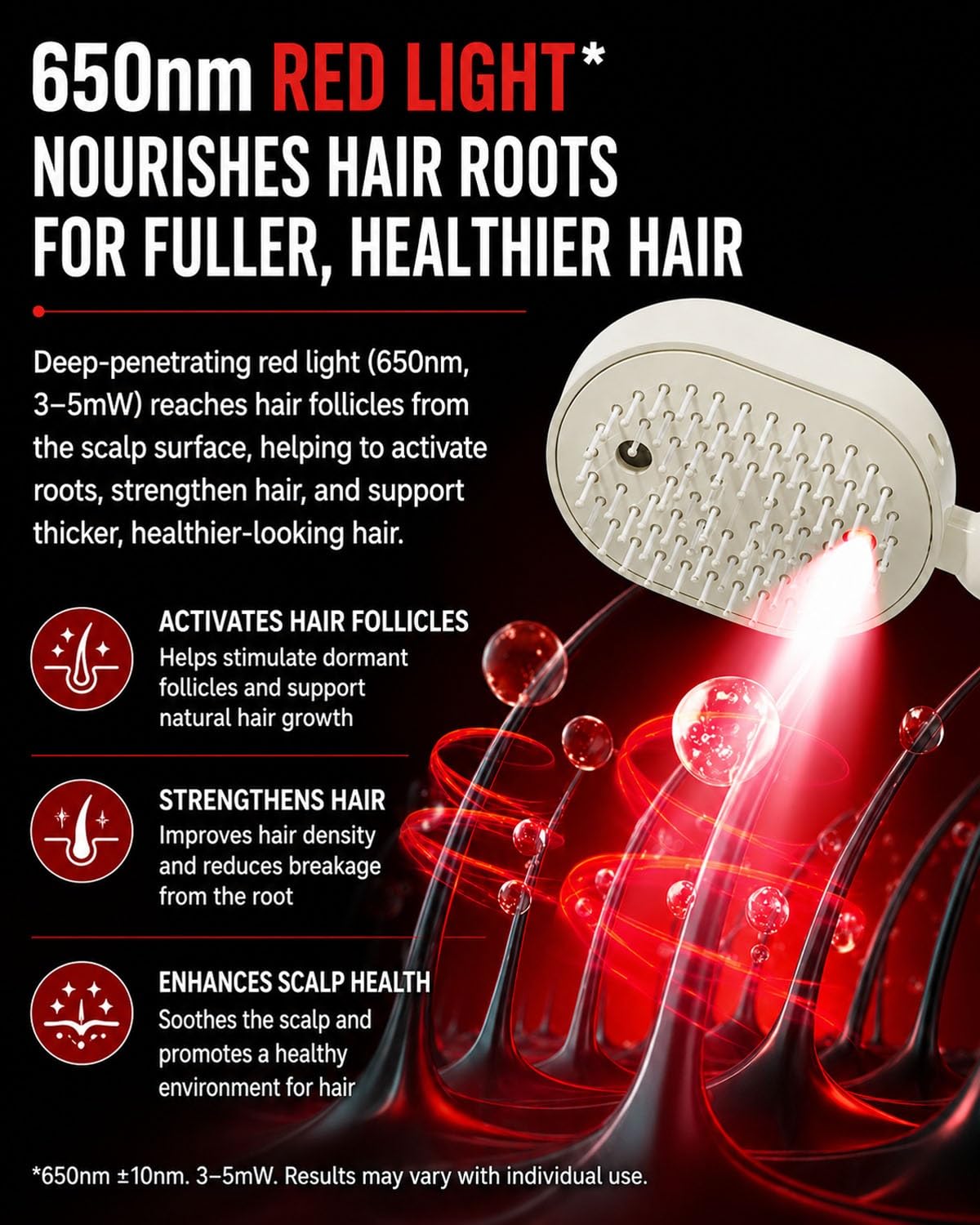 Electric Spray Air Cushion Massage Comb, 5 in 1 Mist Brush for Hair Spa