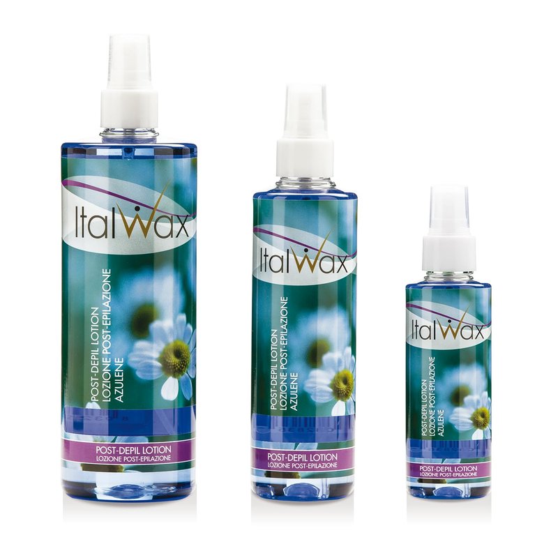 Italwax After Wax Care Lotion - 250ml / 8.45fl.oz - Oil free - Azulene - Moisturizing and removing waxing residues