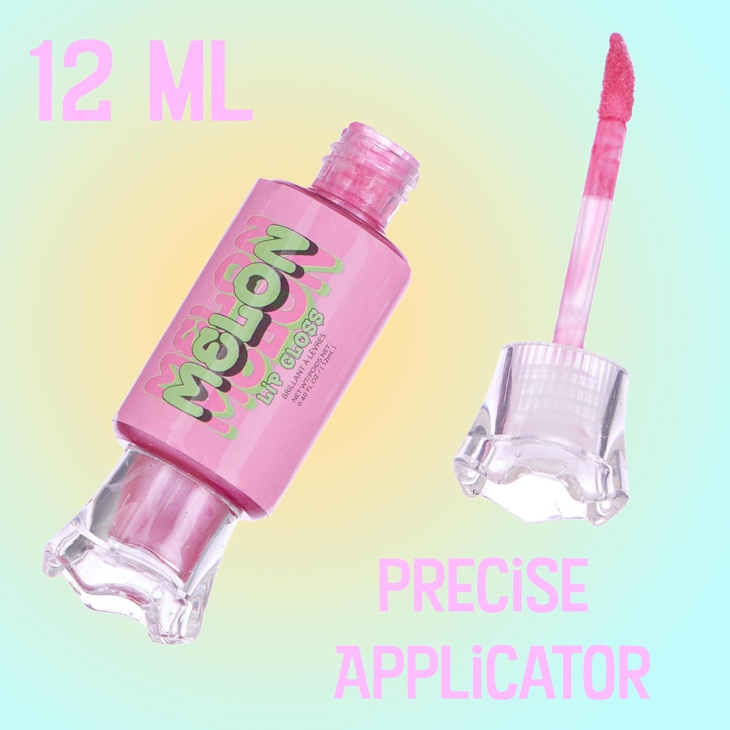 Candy Lip Gloss Set - 10pc Fruity Flavored Tubes with Precision Applicator | Safe & Non-Toxic Gift for Girls
