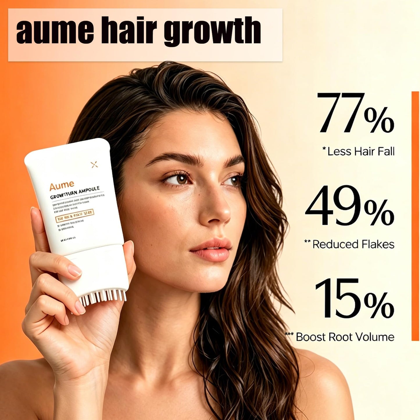 Aume Hair Growth,Hair Serum，Gentle Scalp Care,3.38 fl. oz