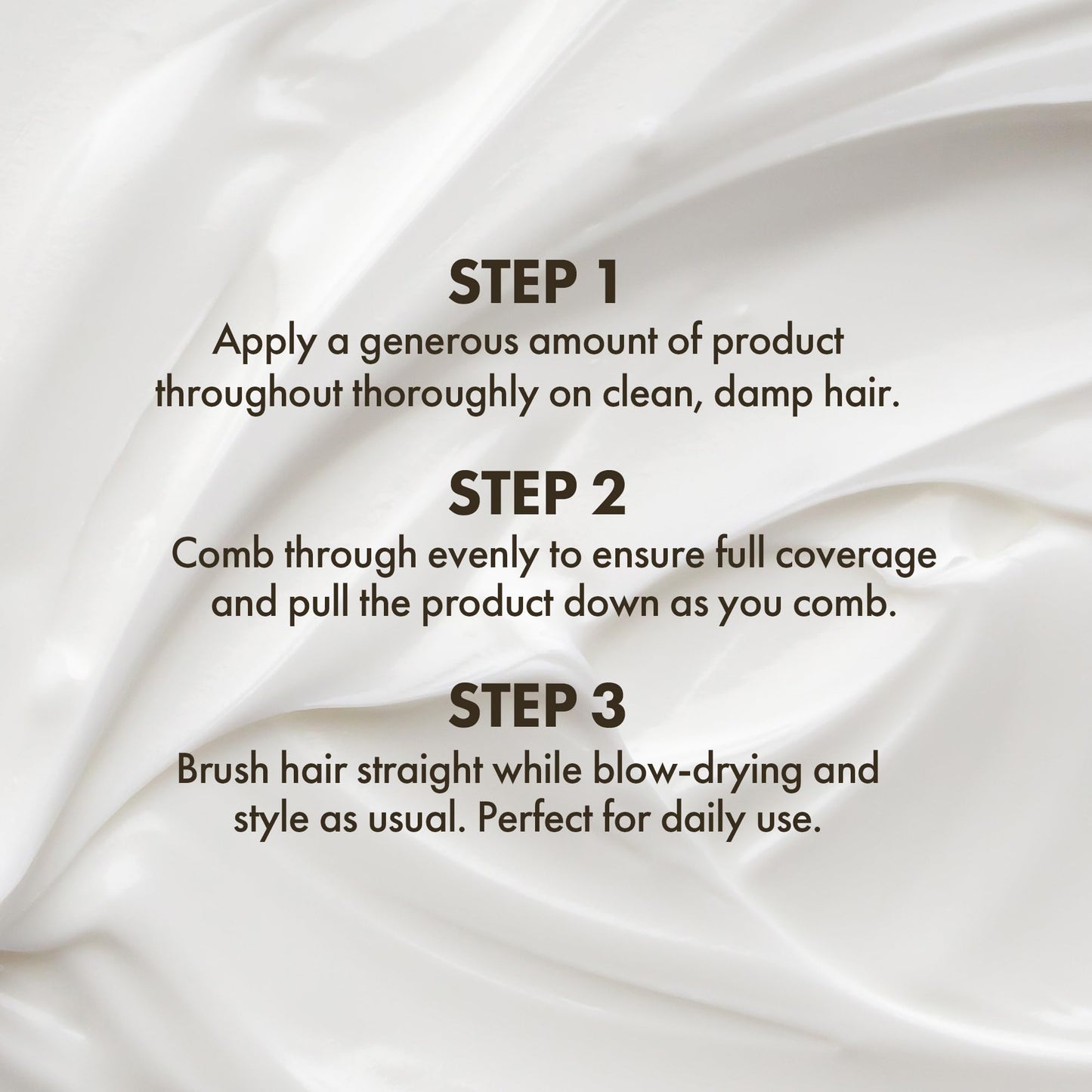 Enjoy Straightener, Smoothing and Frizz Control Cream for Coarse or Curly Hair, Non-Chemical Hair Straightening Balm for Sleek and Soft Styles, 8 Oz