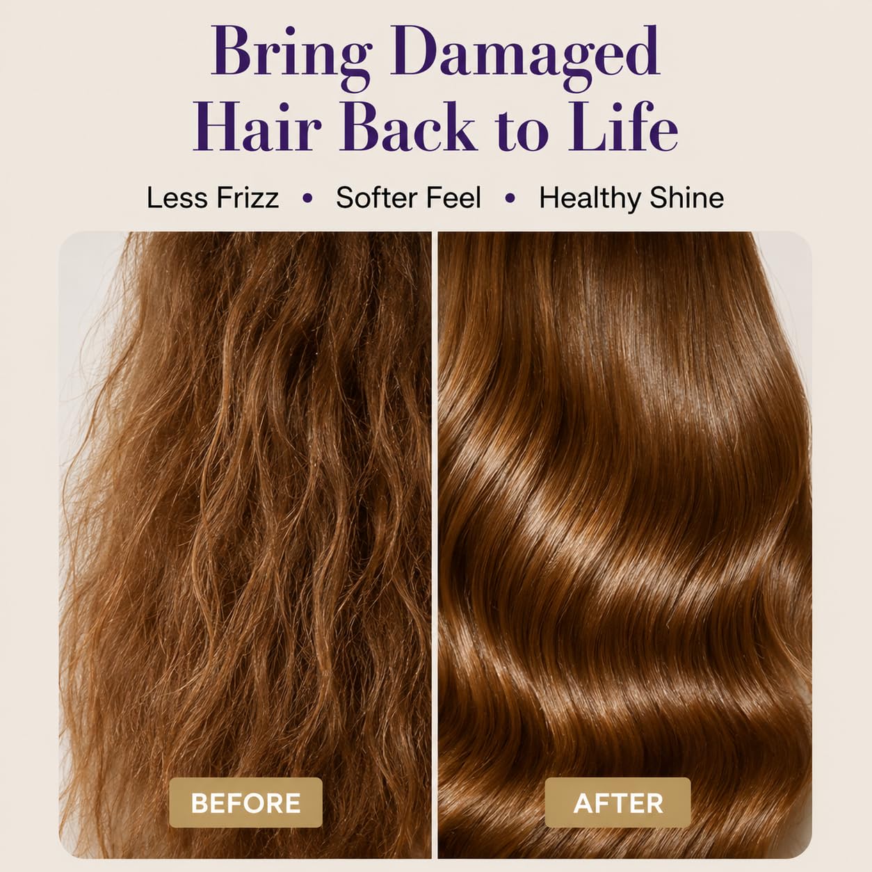 Keratin Hair Mask for Deep Conditioning | Moisturizing Treatment for Dry, Damaged Hair - Frizz Control & Smoothing