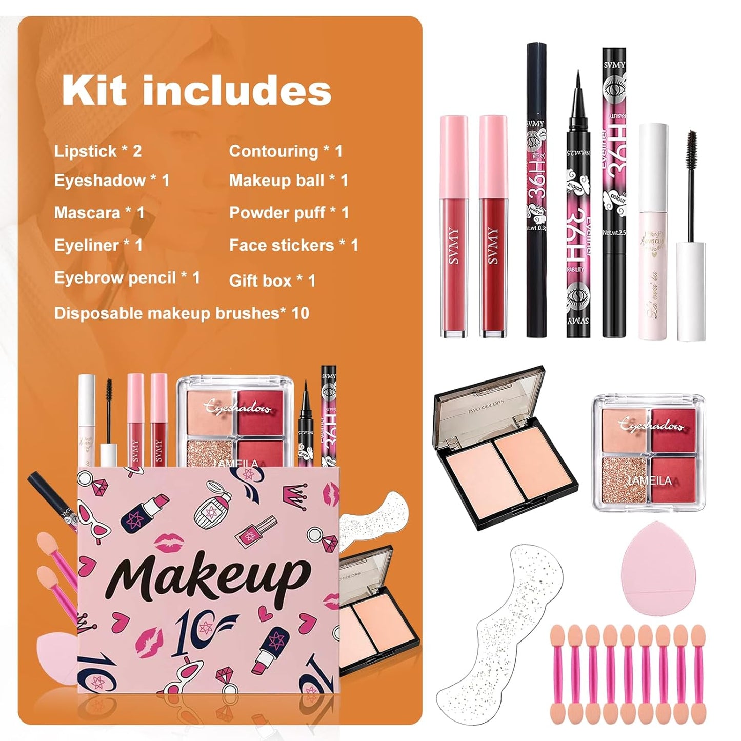 Makeup Set for Teens & Girls - Complete Makeup Kit for Beginners | Ideal Gift for Ages 8-12