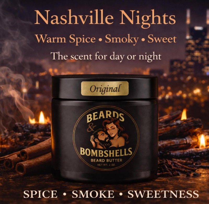 Beards & Bombshells Hydrating Beard Butter, Light Whipped, Non-Greasy, Softens Hair, Tames Frizz, Adds Light Shape (Masculine Cologne-inspired)
