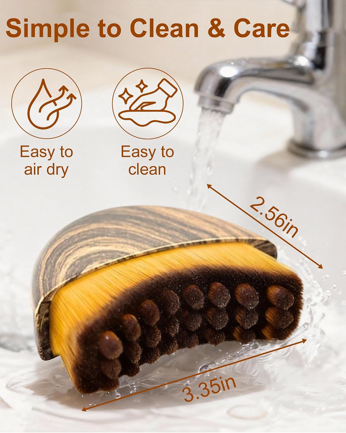 Lymphatic Drainage Face Brush Set - Soft Bristles for Sculpting & Reducing Puffiness | Hypoallergenic Ergonomic Design