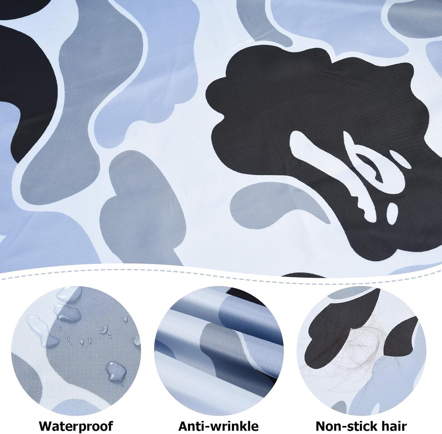 Professional Waterproof Hair Cutting Cape - Adjustable Polyester Barber Cape for Men | Salon & Home Use