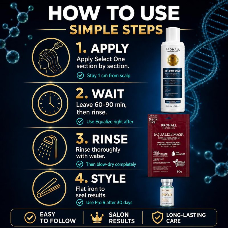 Brazilian Keratin Treatment - Formaldehyde-Free Blowout Complex | 10.1oz Queratina Brasileña for Smooth Hair
