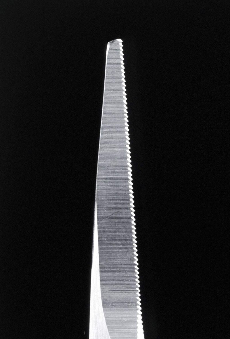 Seki Edge Stainless Steel Mustache & Beard Scissors (SS-902) - Professional Men’s Grooming Scissors for Trimming Facial Hair - For Barbers or Home Use - Made in Japan
