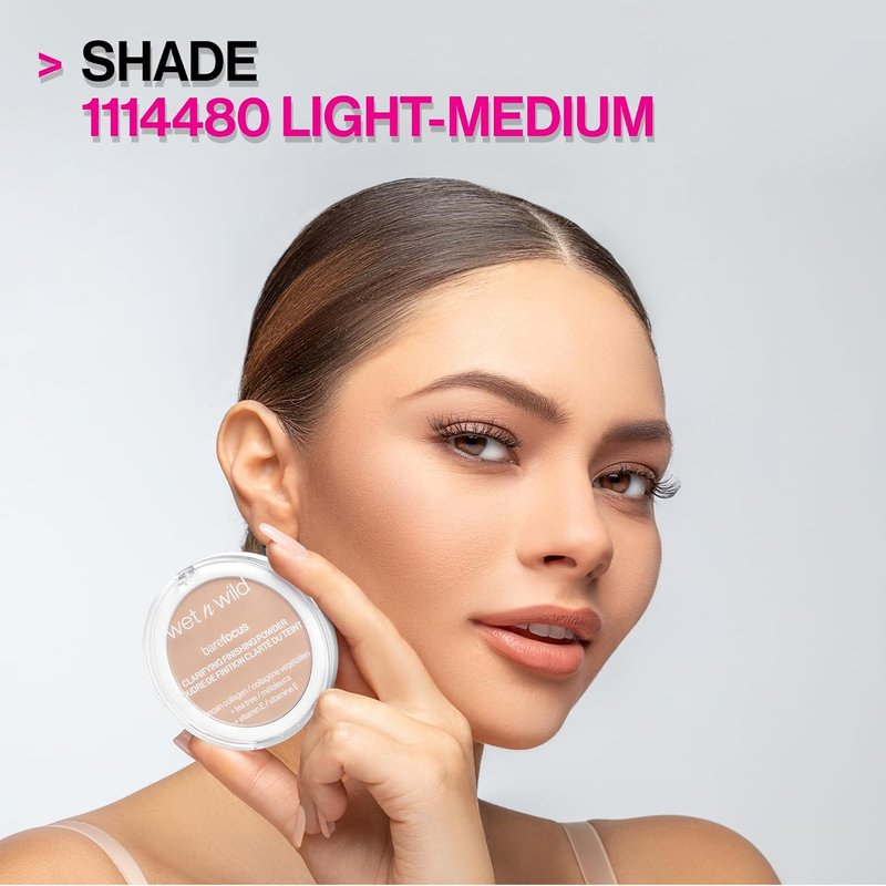 Bare Focus Clarifying Finishing Powder - Matte Translucent Setting Powder for Flawless Skin