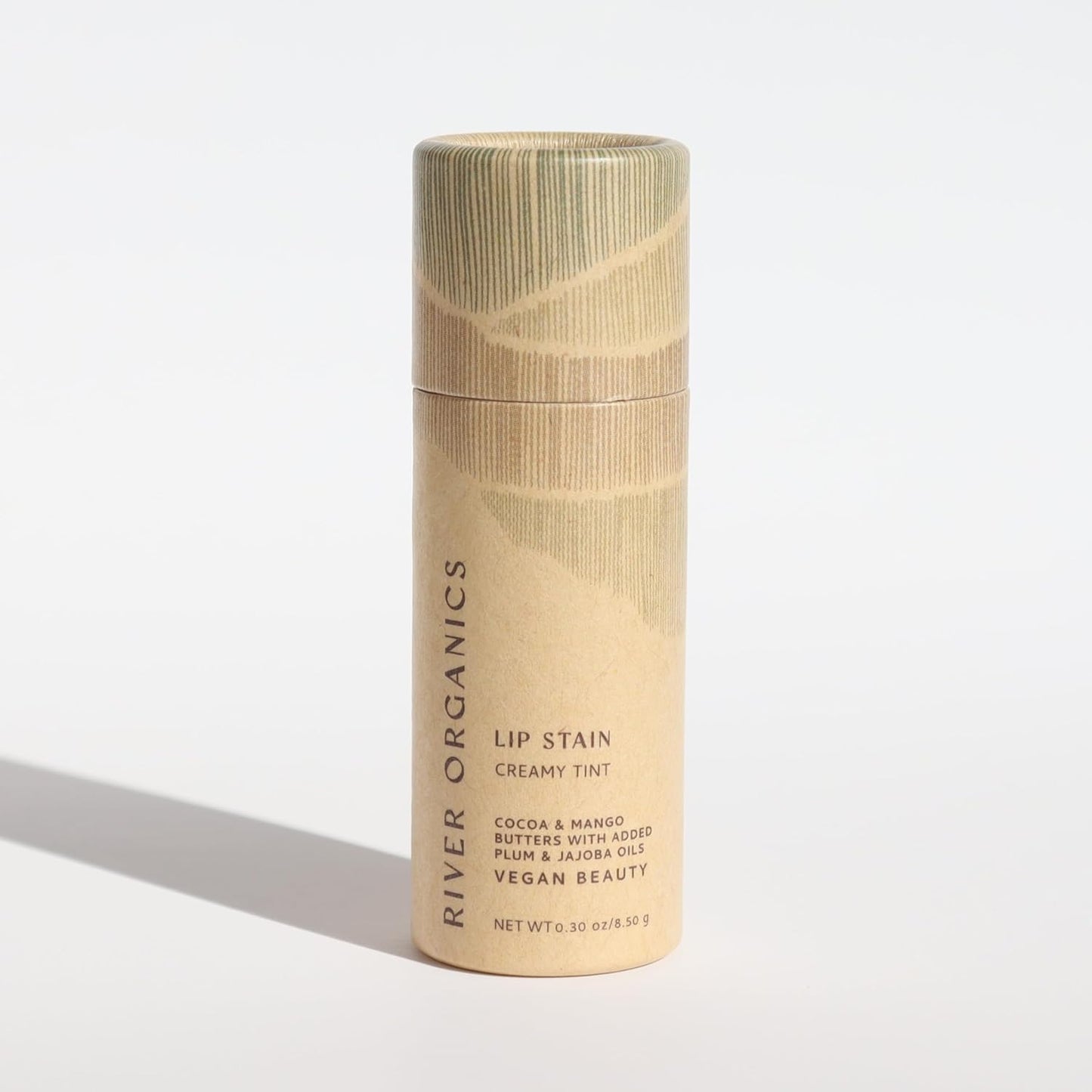 Organic Lip Stain - Zero-Waste Vegan Formula, Long-Lasting Color in Fig | 0.30 oz / 8.45 g