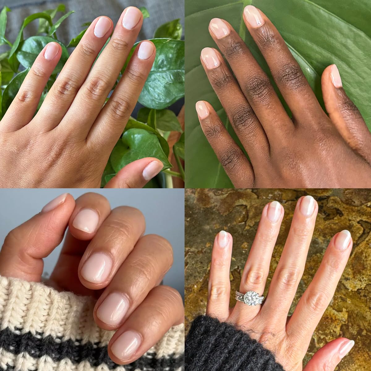 Olive & June Summer Gel Nail Polish - Hema Free, Long Lasting Formula | CCT Sheer Pink, Salon-Quality Manicure at Home