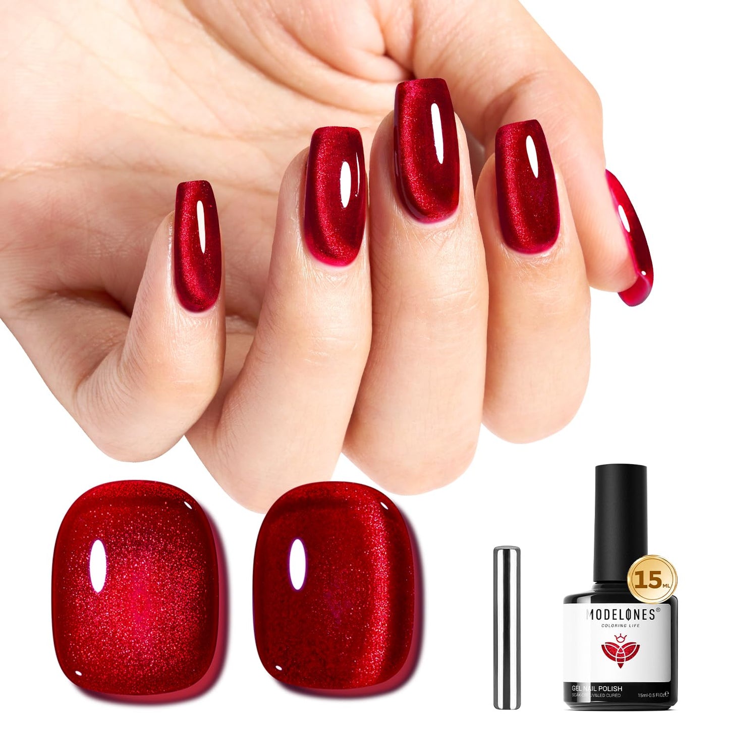 Raspberry Pink Gel Nail Polish - Vibrant Fluorescent Soak Off for DIY Nail Art | 15ML