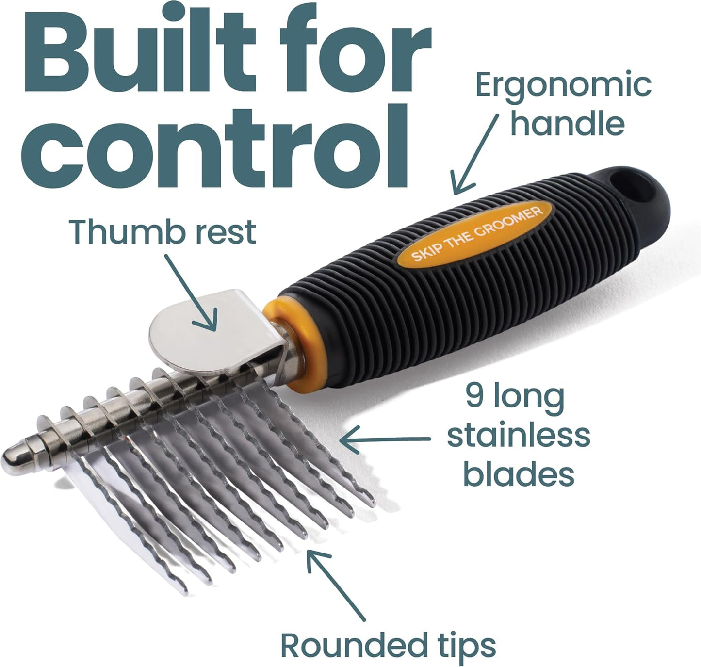 Emergency Dematter Cream & Rake Brush Bundle | At-Home Mat Relief for Goldendoodles, Poodles & Doodles