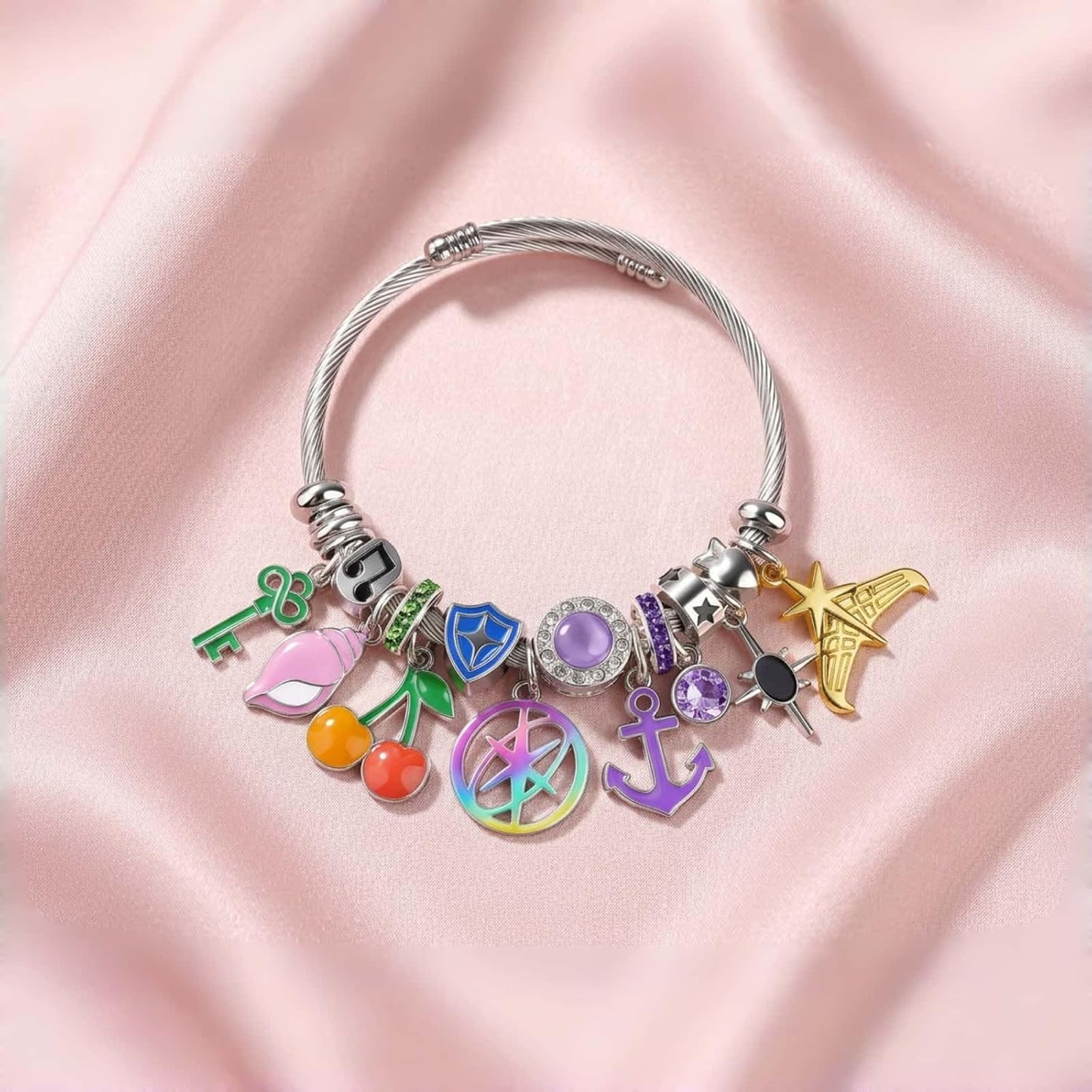 KPop Charm Bracelet for Women - Adjustable Beaded Friendship Gift | Stylish Katseye Design