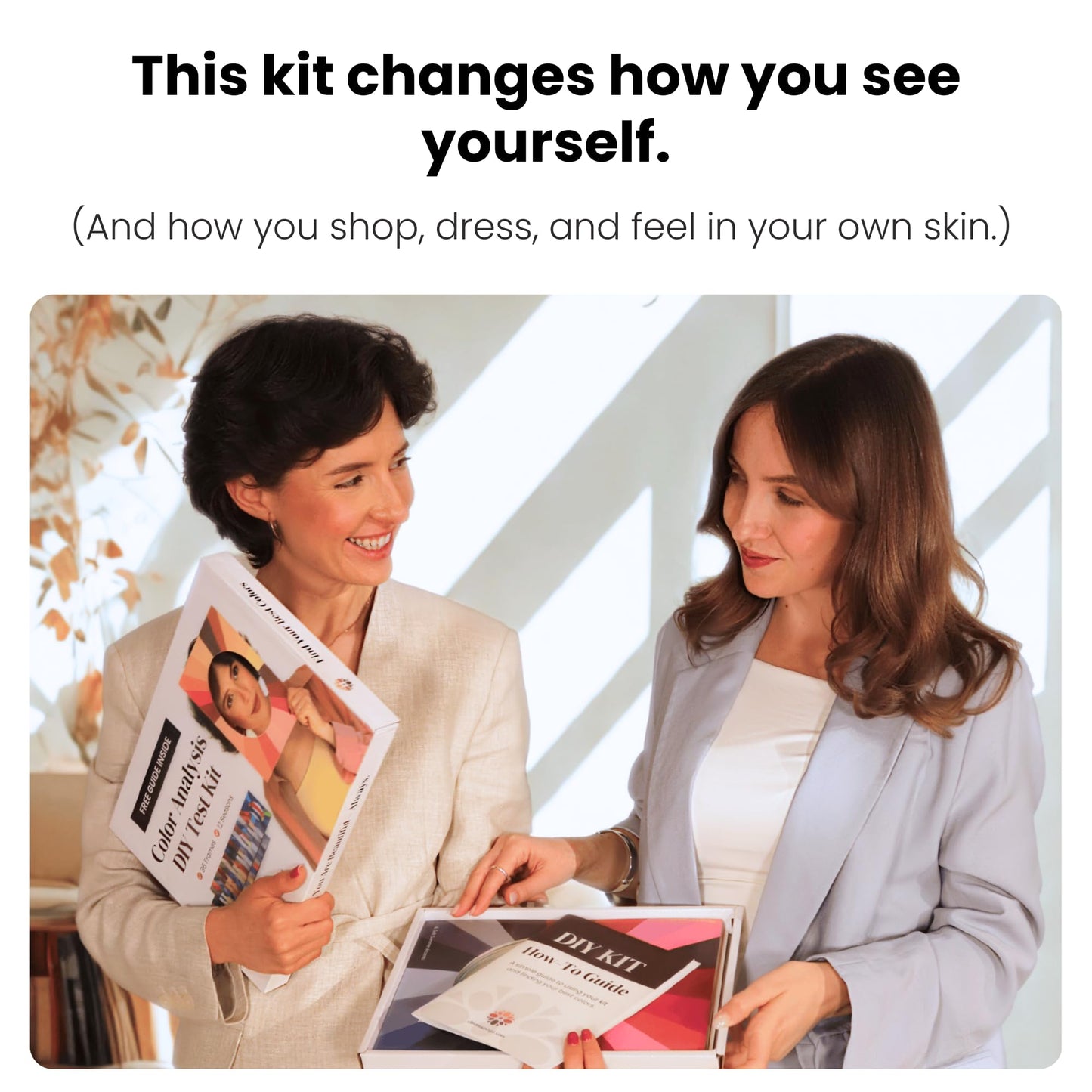 Color Analysis Draping Kit – Find Your Season at Home | DIY Color Analysis | 36 Face Frames + Step-by-Step Guide | 12-Season System | Chromawings