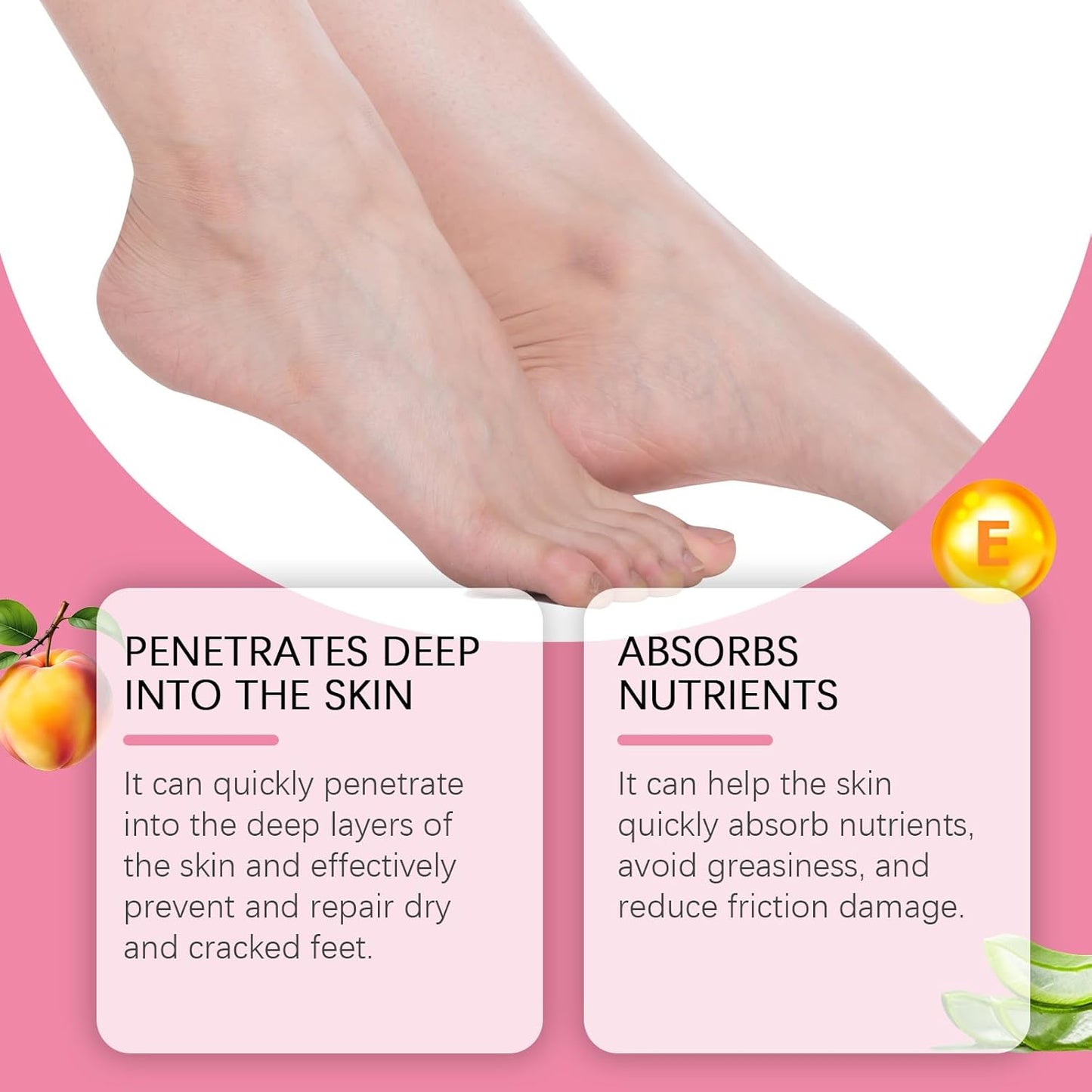 Sakura Foot Heel Stick - Deep-Repair Anti-Aging Balm for Dry Cracked Feet | 1pc