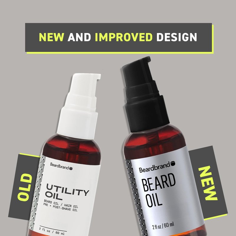 Beardbrand Men's Beard Oil & Face Moisturizer with Jojoba Oil - Softens Stubble, Soothes Dry Skin - Sandalwood & Cedar Scented Beard Oil for Men - 2 fl oz