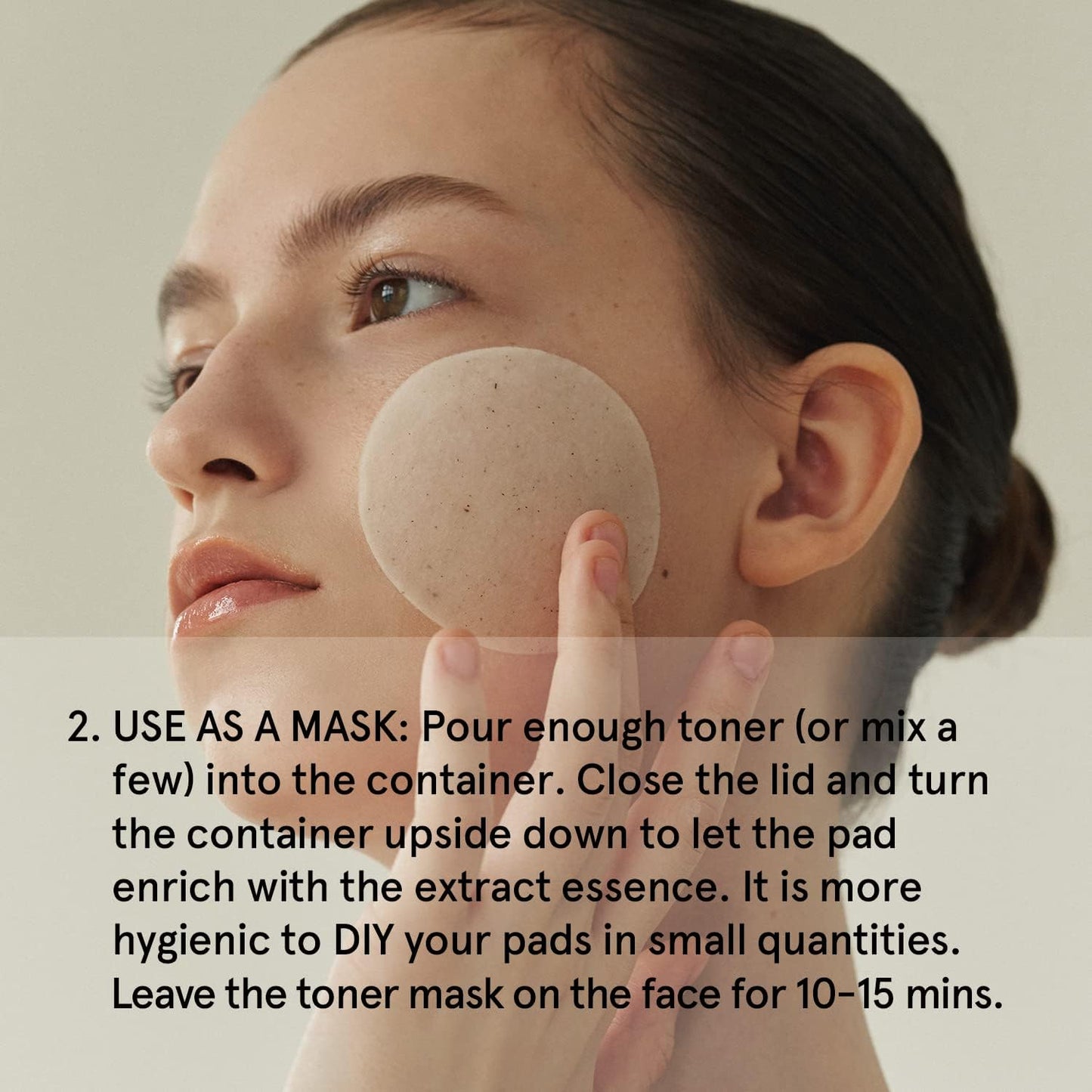 Unbleached Cotton Pads - Large Exfoliating Face Rounds for DIY Toner | Soft, Lint-Free, Double-Sided (120 Count)